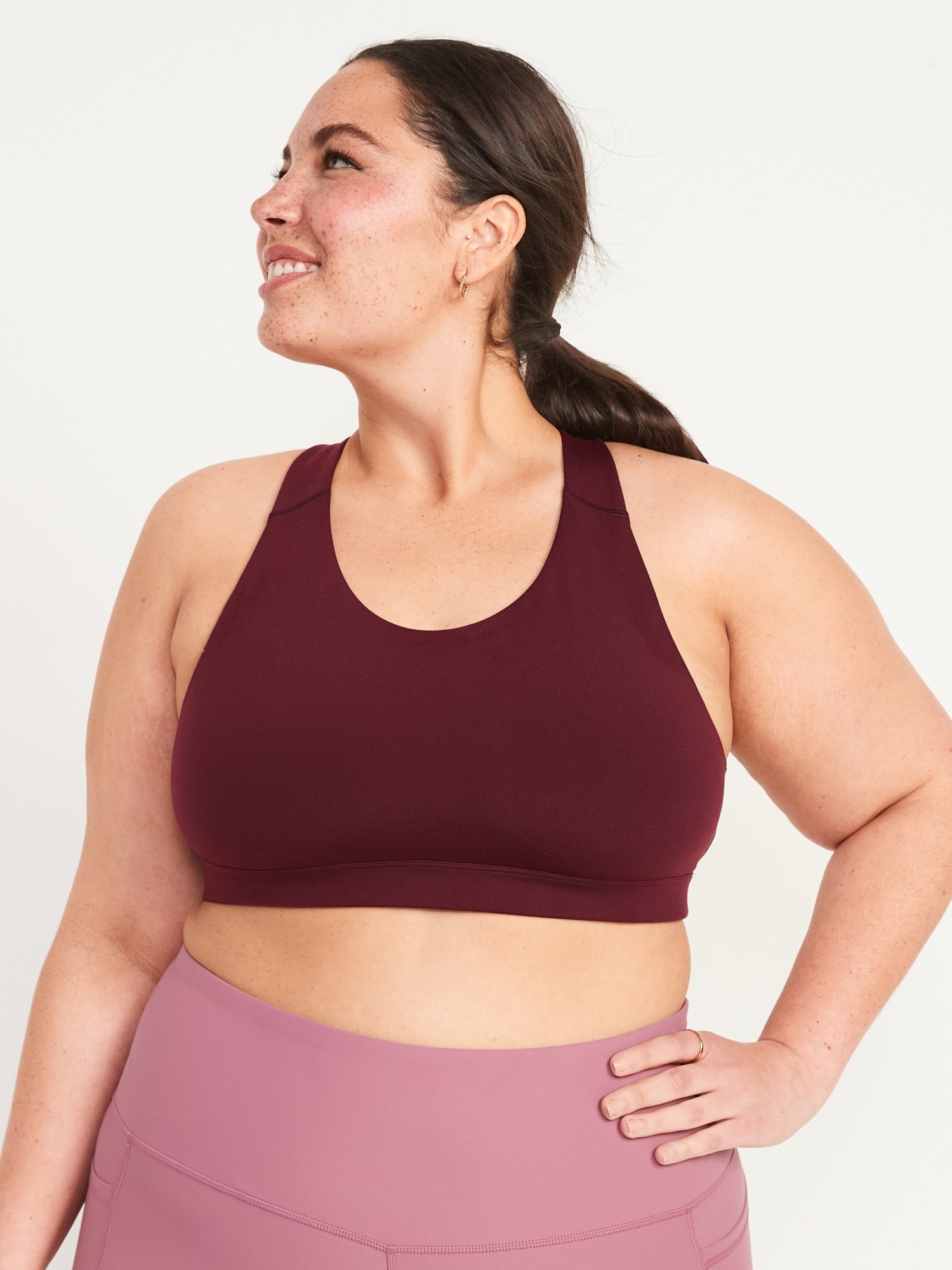 old navy sports bra sizing