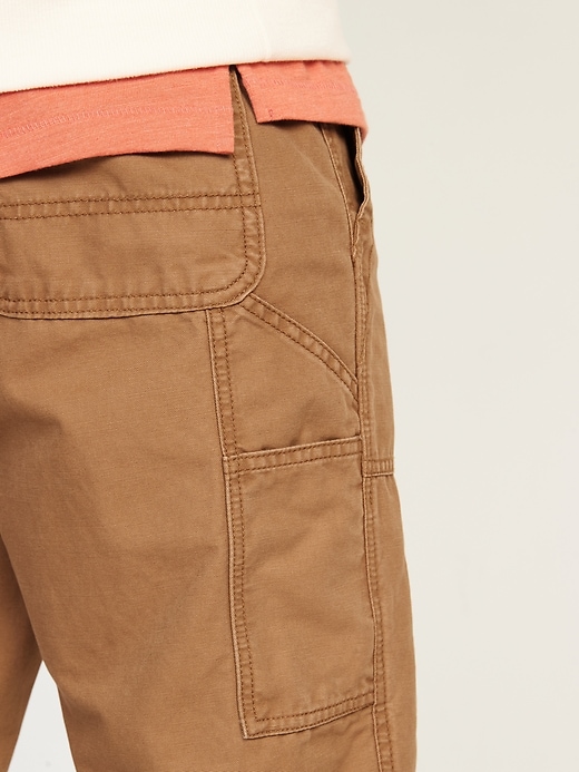 Image number 3 showing, Loose Taper Non-Stretch Canvas Workwear Pants