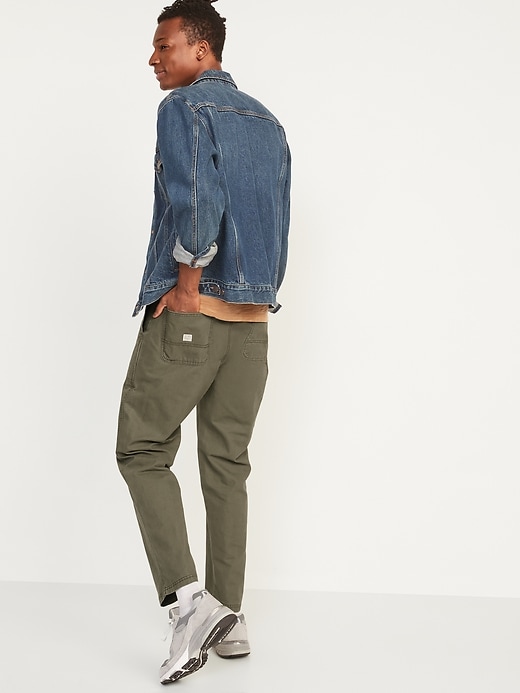 Image number 2 showing, Loose Taper Non-Stretch Canvas Workwear Pants