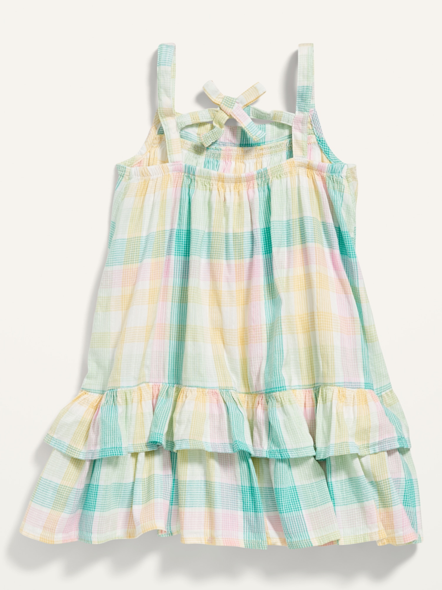 Sleeveless Plaid All-Day Swing Dress for Toddler Girls | Old Navy