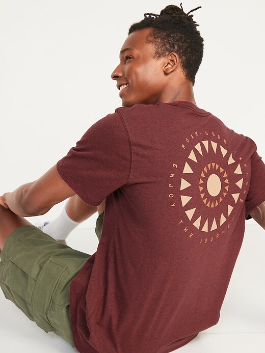 Image number 3 showing, Soft-Washed Graphic T-Shirt for Men