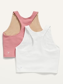 View large product image 3 of 3. PowerSoft Longline Sports Bra 2-Pack for Girls