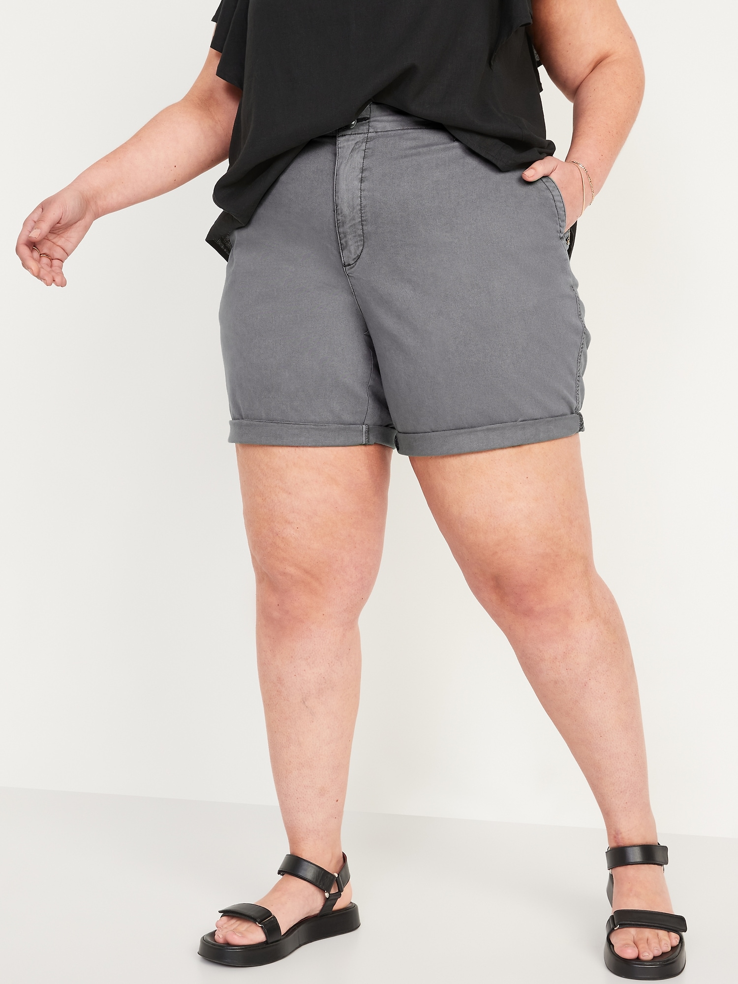 grey shorts old navy