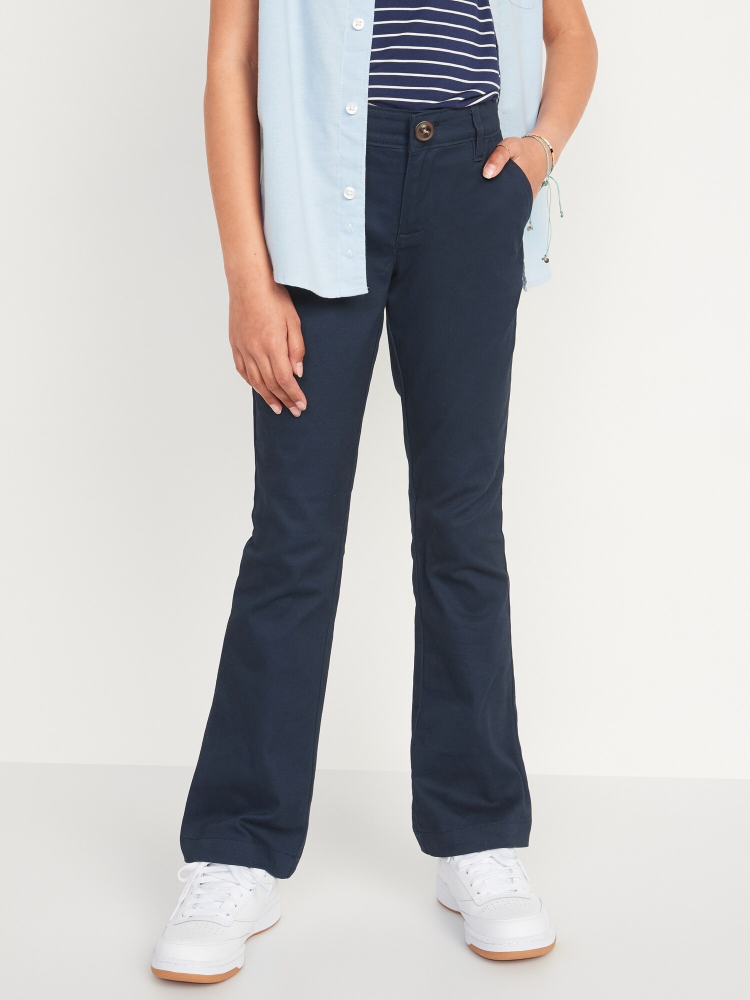 Uniform Bootcut Pants for Girls Old Navy