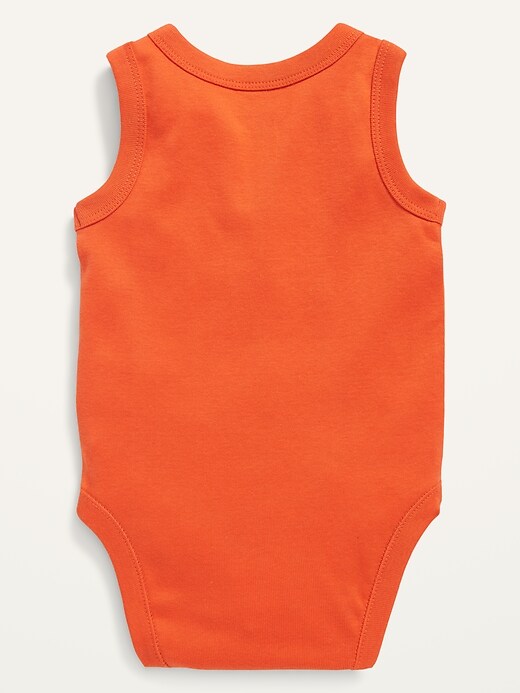 View large product image 2 of 2. Unisex Sleeveless Bodysuit for Baby