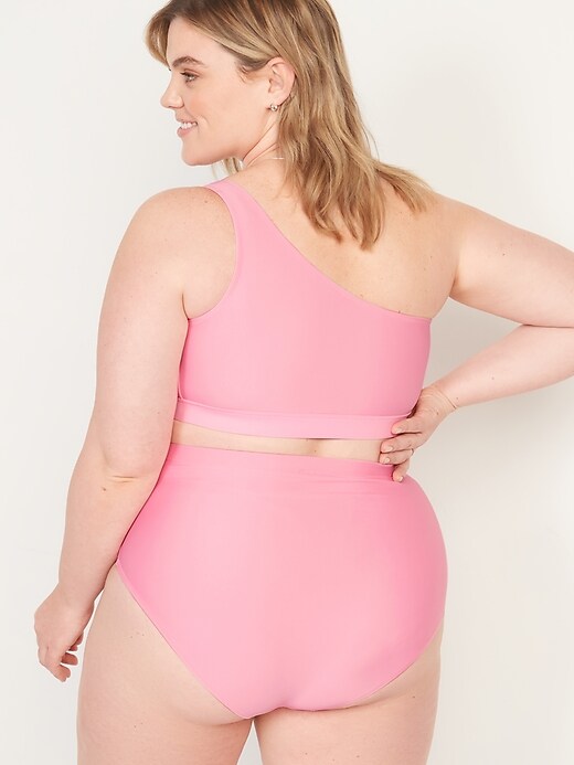 Image number 8 showing, One-Shoulder Swim Top