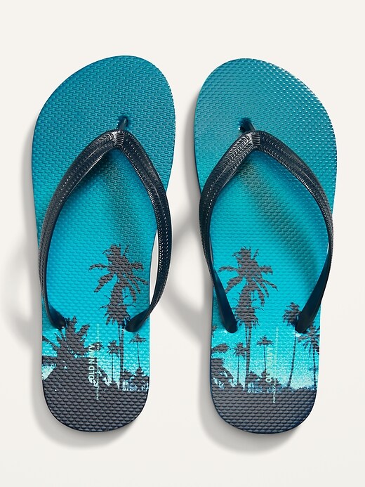 Old Navy - Printed Flip-Flop Sandals for Men (Partially Plant-Based)