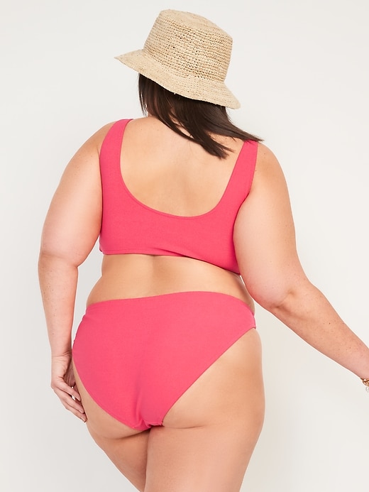 Image number 8 showing, Low-Rise Terry Classic Bikini Swim Bottoms