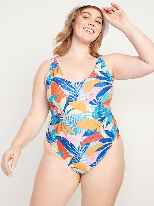 Image number 7 showing, Matching Printed One-Piece Swimsuit