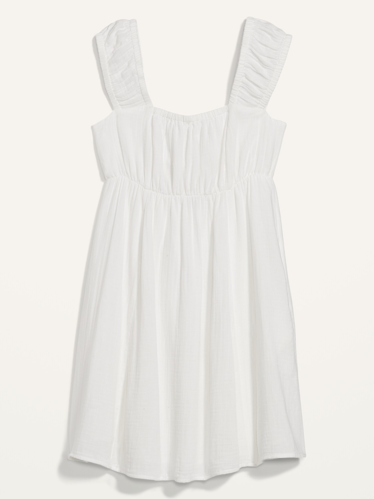 Short-Sleeve Cutout Bow Mini Babydoll Swing Dress for Women | Old Navy