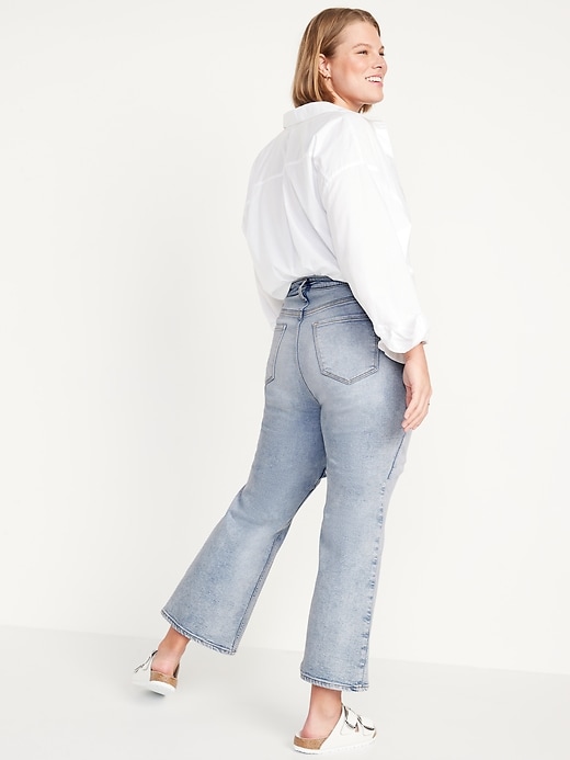 Image number 6 showing, Higher High-Waisted Crop Flare Jeans for Women