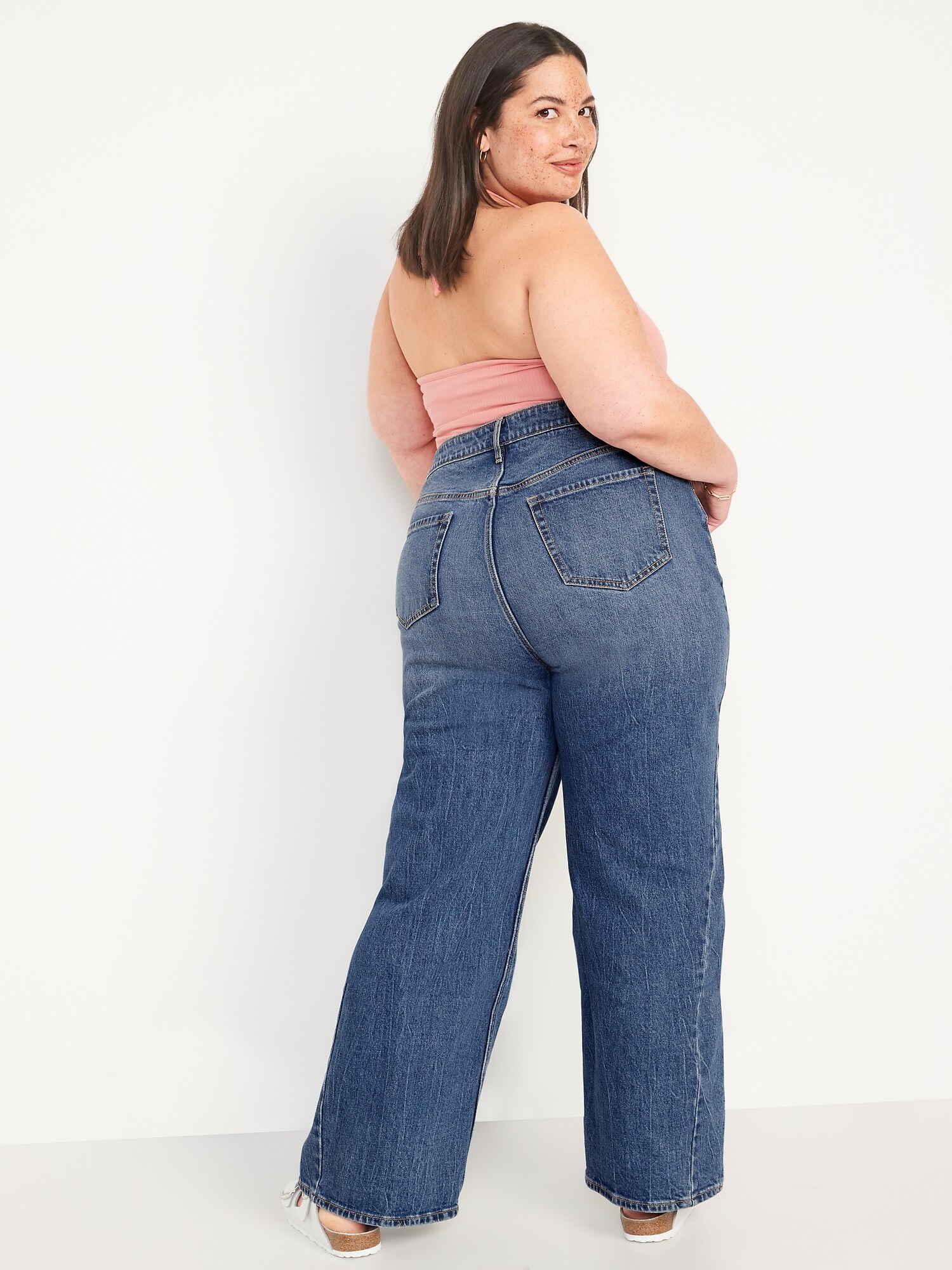 old navy jeans for big thighs