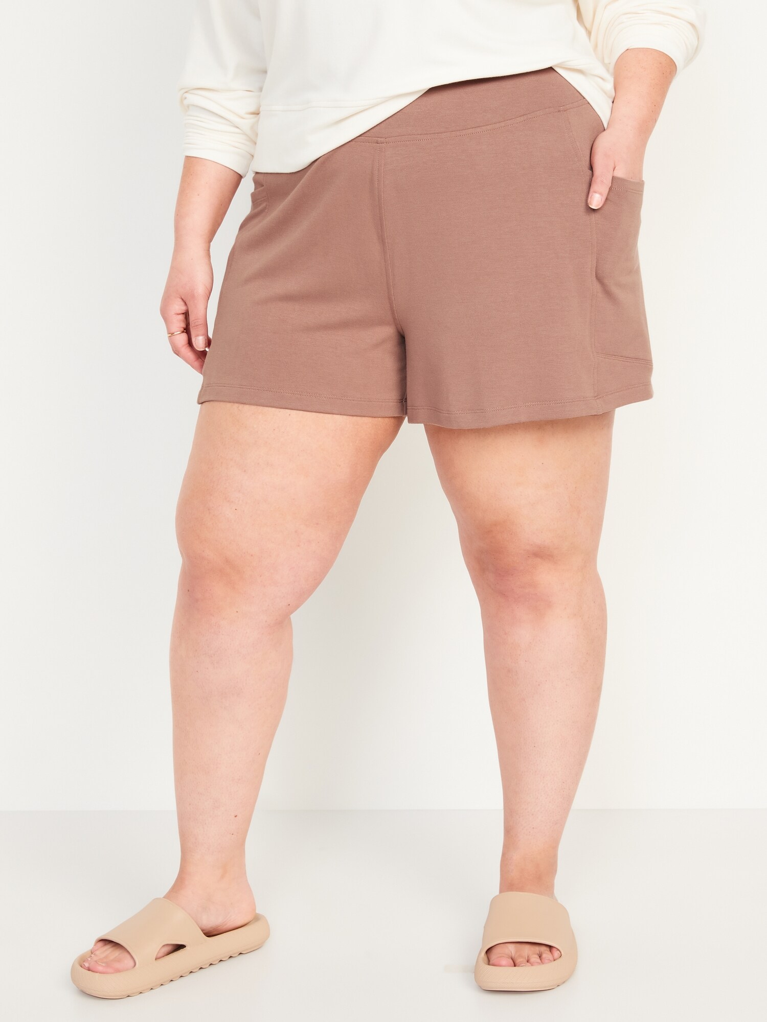 old navy women's knit shorts