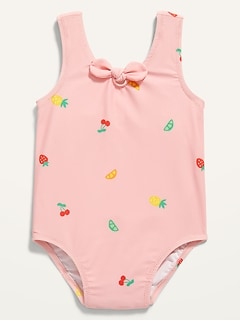 Details about   New Infant Girls Old Navy Floral Halter 1 Pc Swimsuit 12-18 18-24 Months