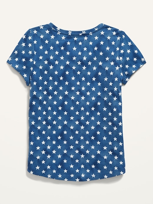 View large product image 2 of 2. Softest Printed Scoop-Neck T-Shirt for Girls
