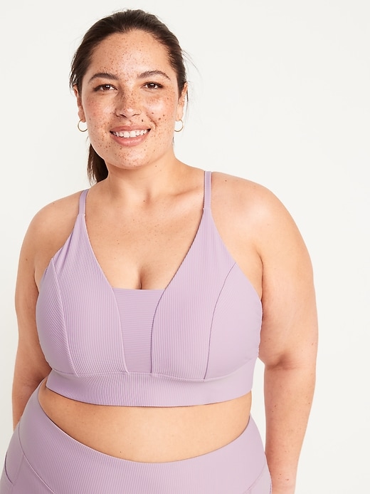 Image number 7 showing, Light Support PowerSoft Ribbed Sports Bra