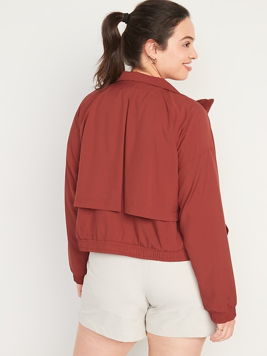 Image number 6 showing, Loose StretchTech Zip-Front Jacket