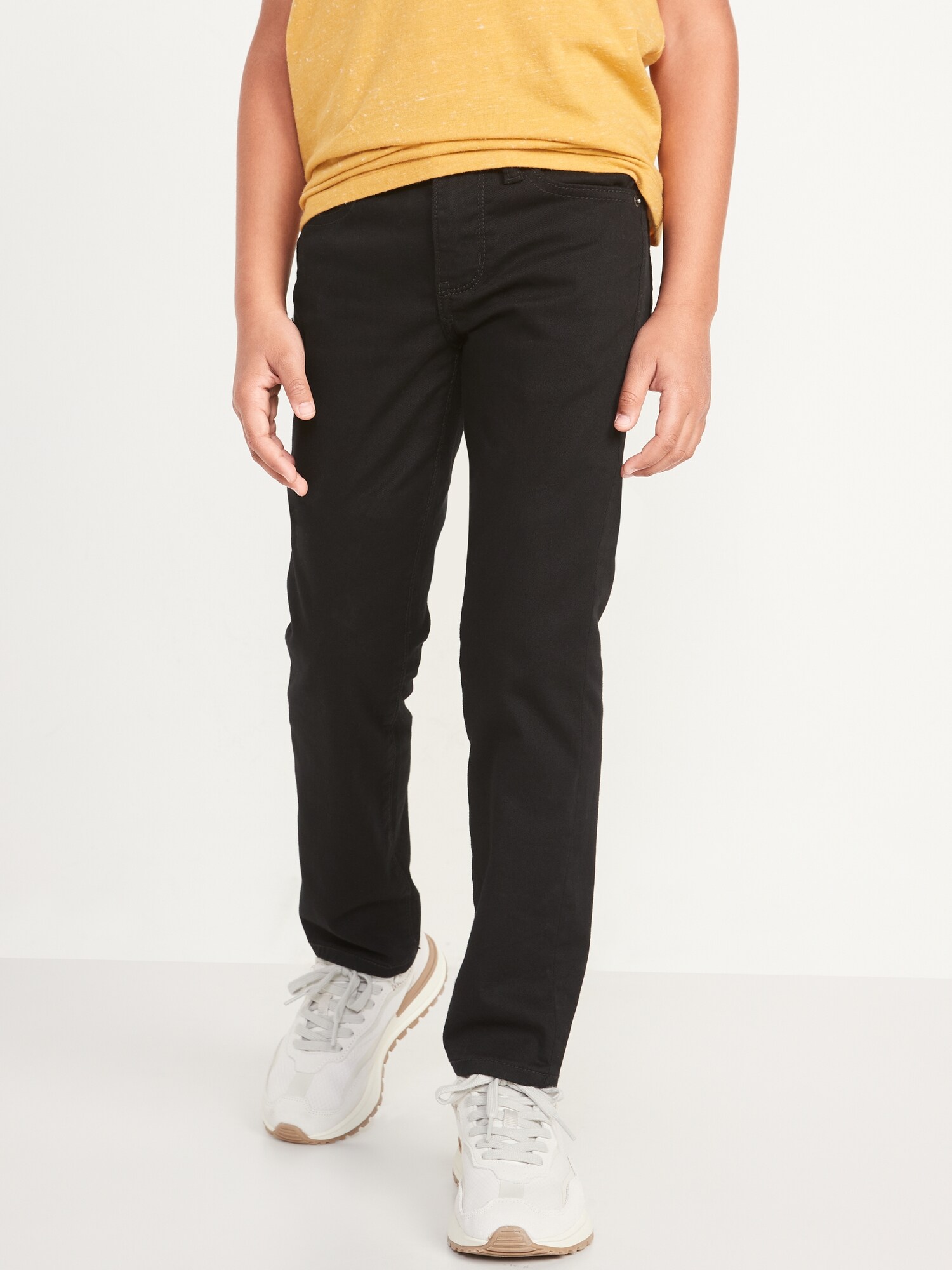 Джинсы Old Navy Slim 360° Stretch Jeans для мальчиков, цвет: Чёрный — фото 3