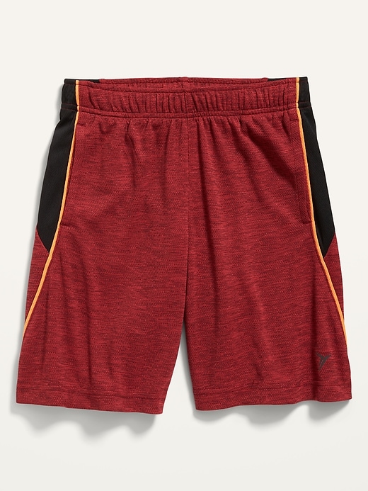 View large product image 2 of 3. Go-Dry Color-Blocked Mesh Shorts for Boys