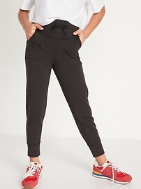 View large product image 3 of 4. High-Waisted PowerChill Pocket Joggers for Girls
