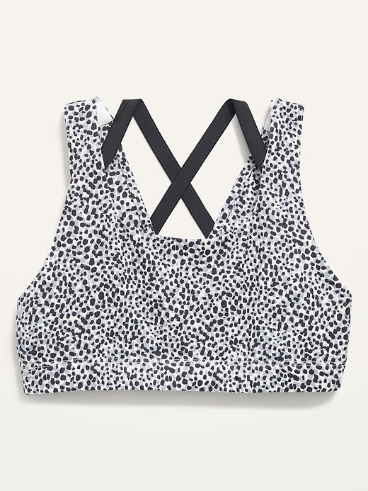 View large product image 2 of 3. Go-Dry Double-Strappy PowerPress Sports Bra for Girls