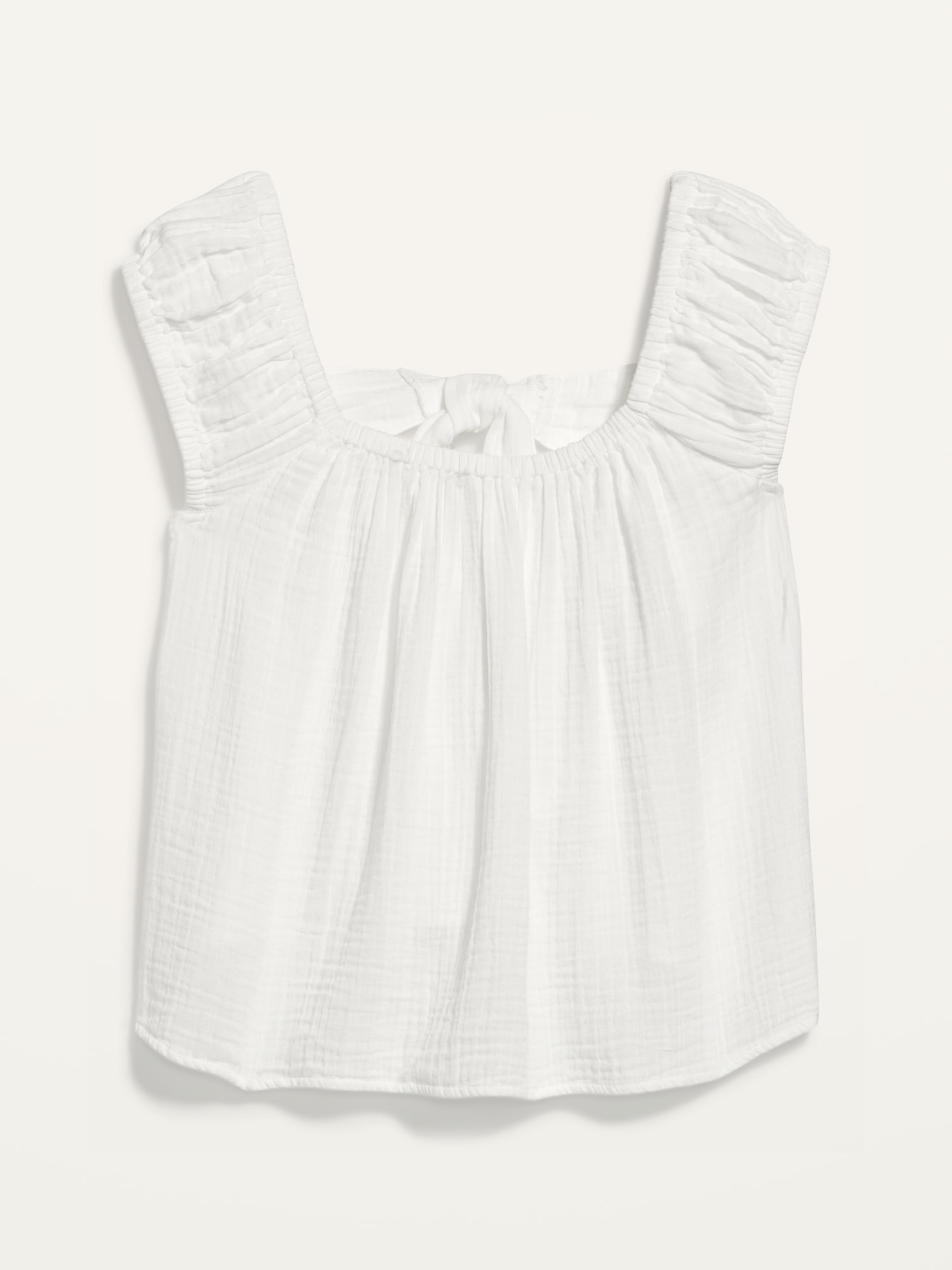 old navy white eyelet top