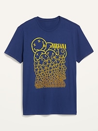 View large product image 3 of 3. Nirvana™ Smiley Face Graphic T-Shirt