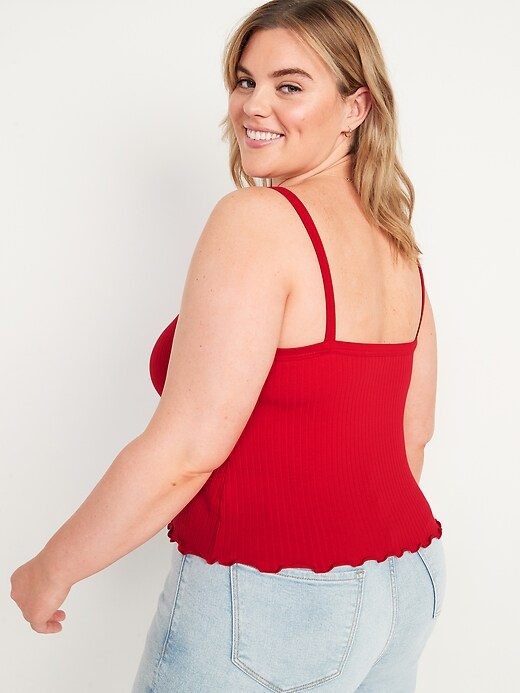 Image number 8 showing, Fitted Ribbed Tank Top