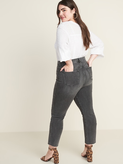 High-Waisted Raw-Edged Flare Ankle Jeans For Women | Old Navy