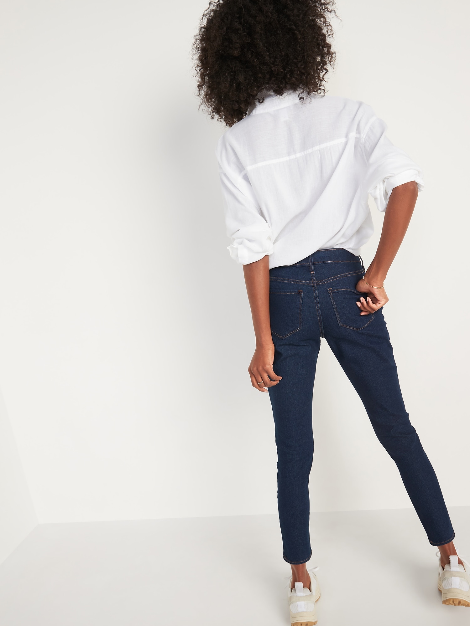 Mid-Rise Super Skinny Ankle Jeans for Women | Old Navy
