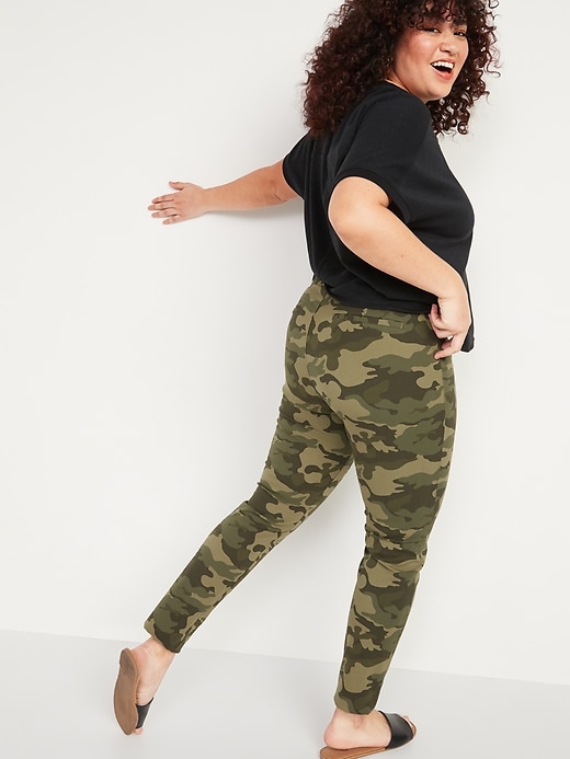 Image number 6 showing, High-Waisted Pixie Full-Length Camo Pants for Women