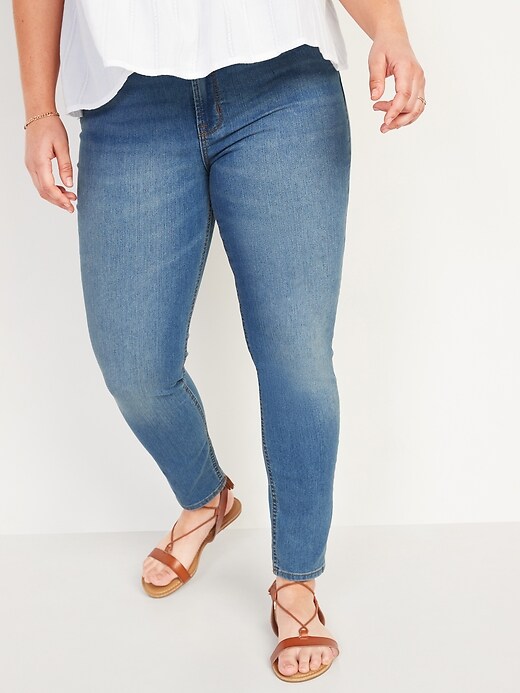 Image number 5 showing, High-Waisted Super Skinny Ankle Jeans