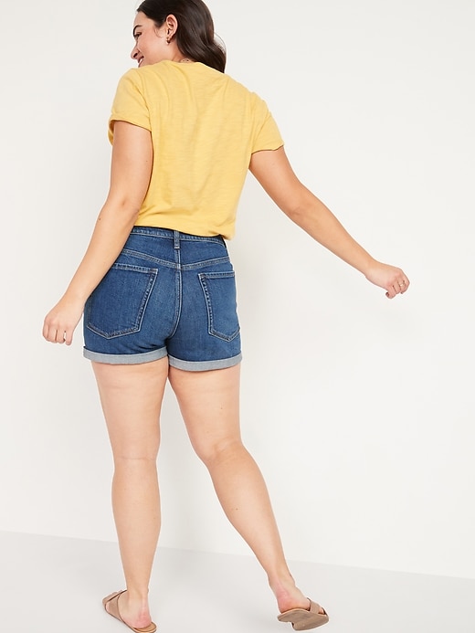 Image number 6 showing, High-Waisted O.G. Jean Shorts for Women -- 3-inch inseam