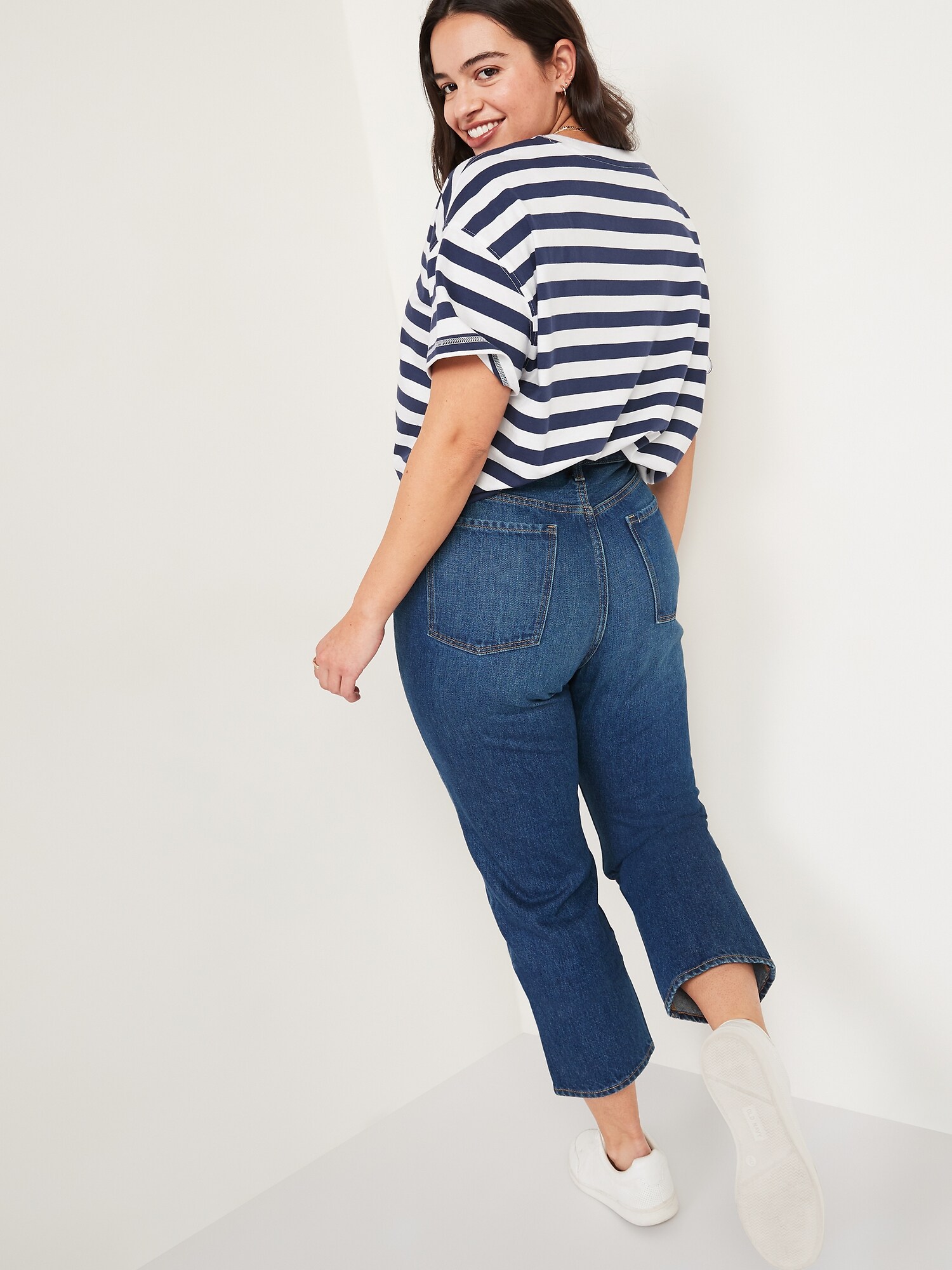 old navy cropped jeans