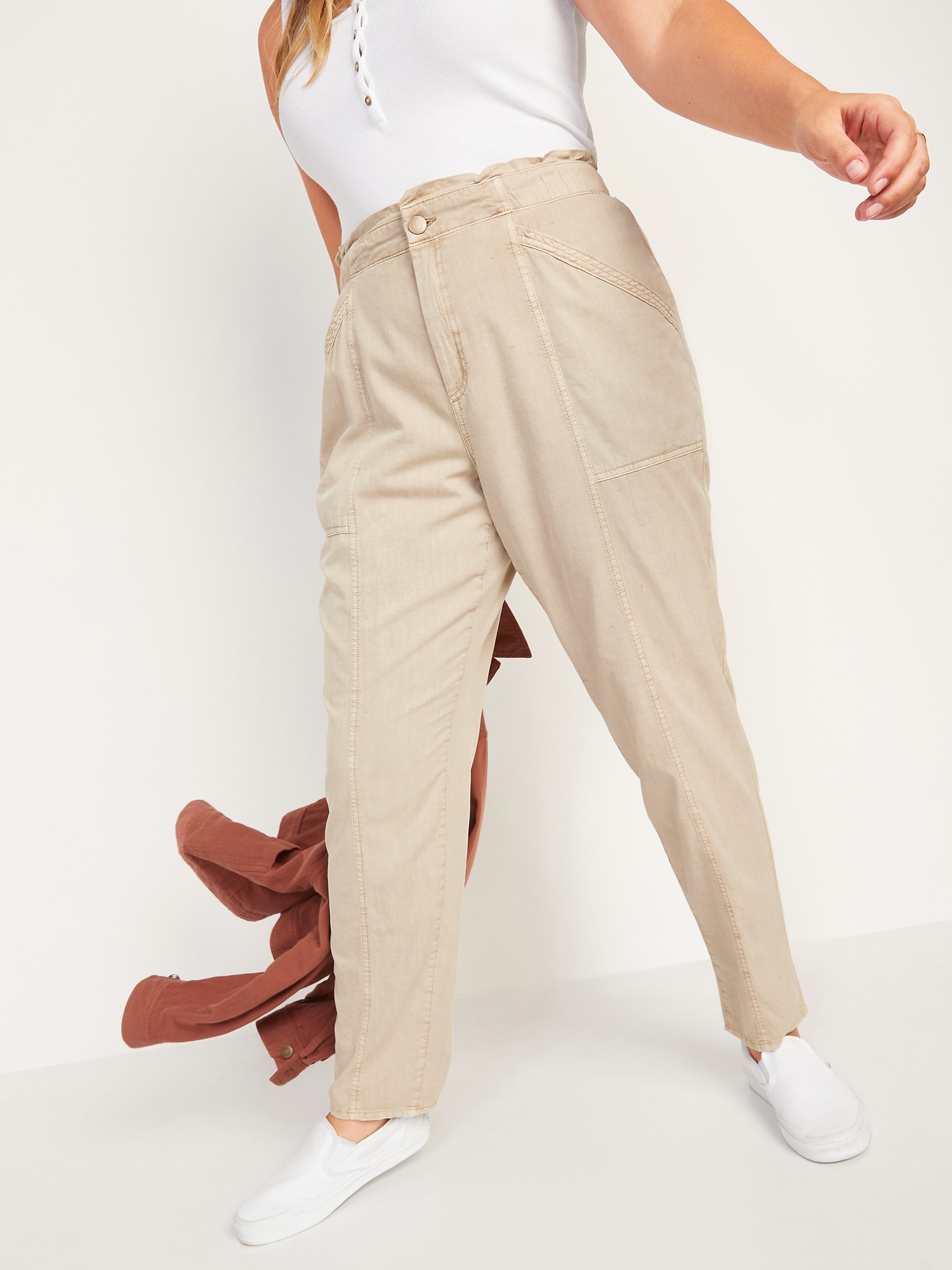 Old navy hot sale paperbag pants