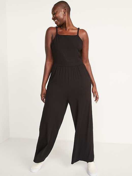 Image number 5 showing, Sleeveless Cropped Cami Jumpsuit for Women