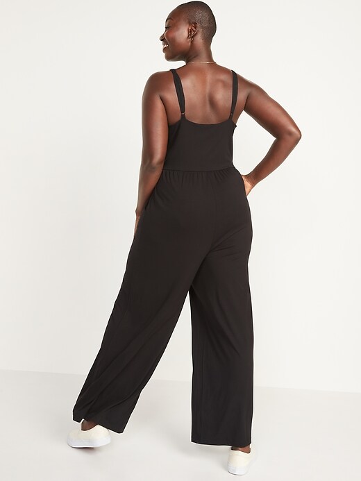 Image number 6 showing, Sleeveless Cropped Cami Jumpsuit for Women