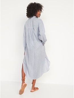 Old navy cheap striped linen dress