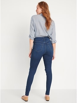 FitsYou 3-Sizes-in-1 Extra Women | for Old Jeans Rockstar Ripped Navy Super-Skinny High-Waisted
