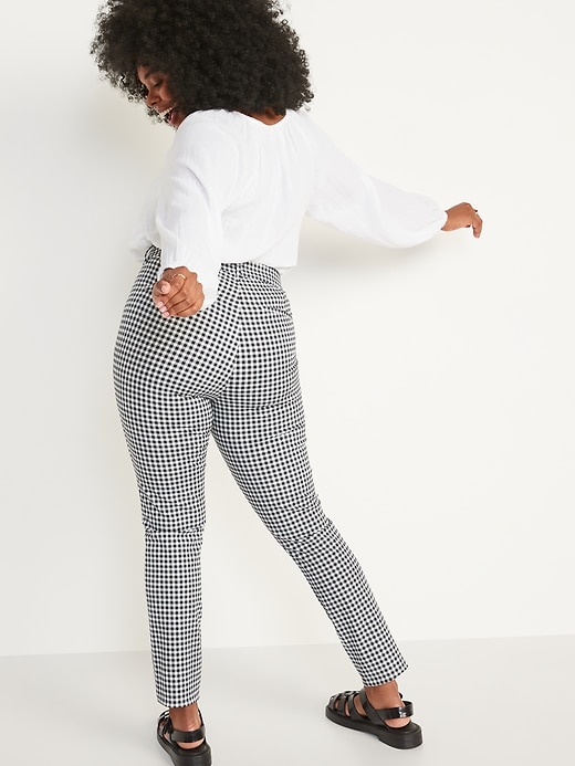 Image number 6 showing, High-Waisted Gingham Pixie Ankle Pants for Women
