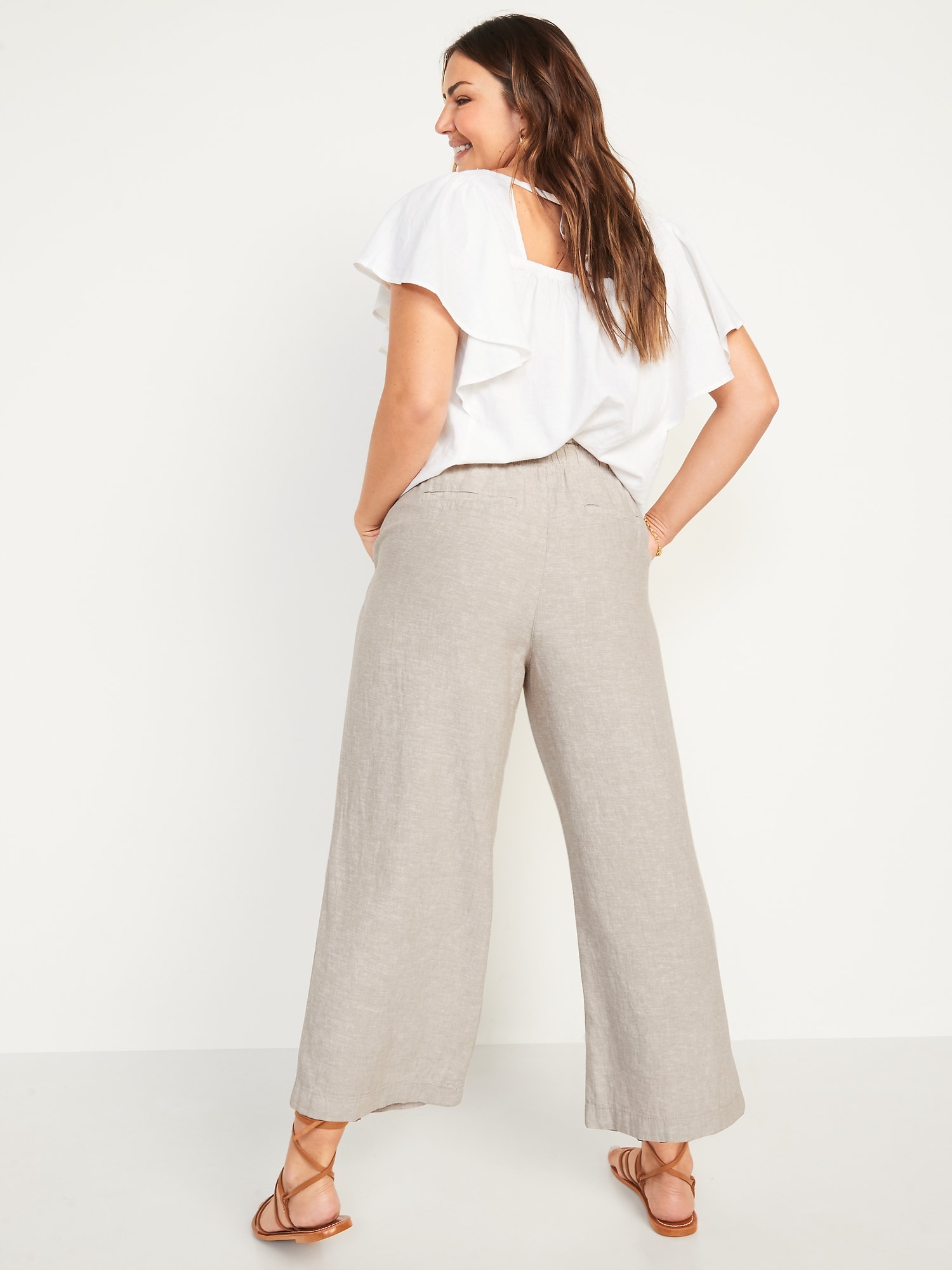 womens linen pants old navy