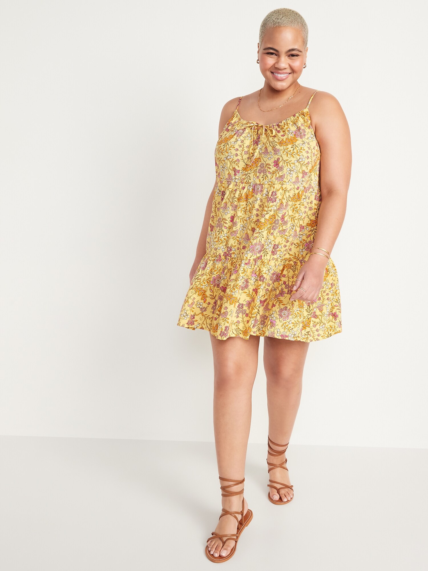 old navy floral swing dress