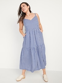 Tiered Printed Maxi Cami Swing Dress for Women | Old Navy
