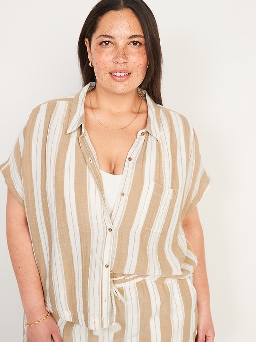 Image number 7 showing, Striped Button-Down Shirt