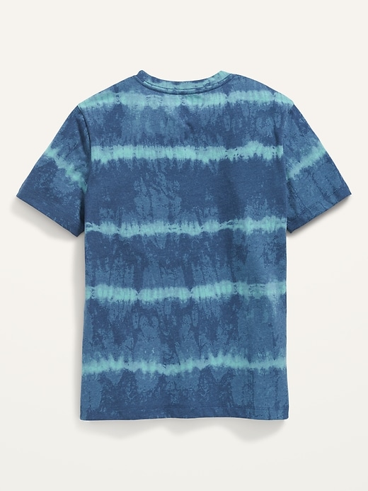 View large product image 2 of 2. Softest Tie-Dye Stripe Crew-Neck T-Shirt for Boys