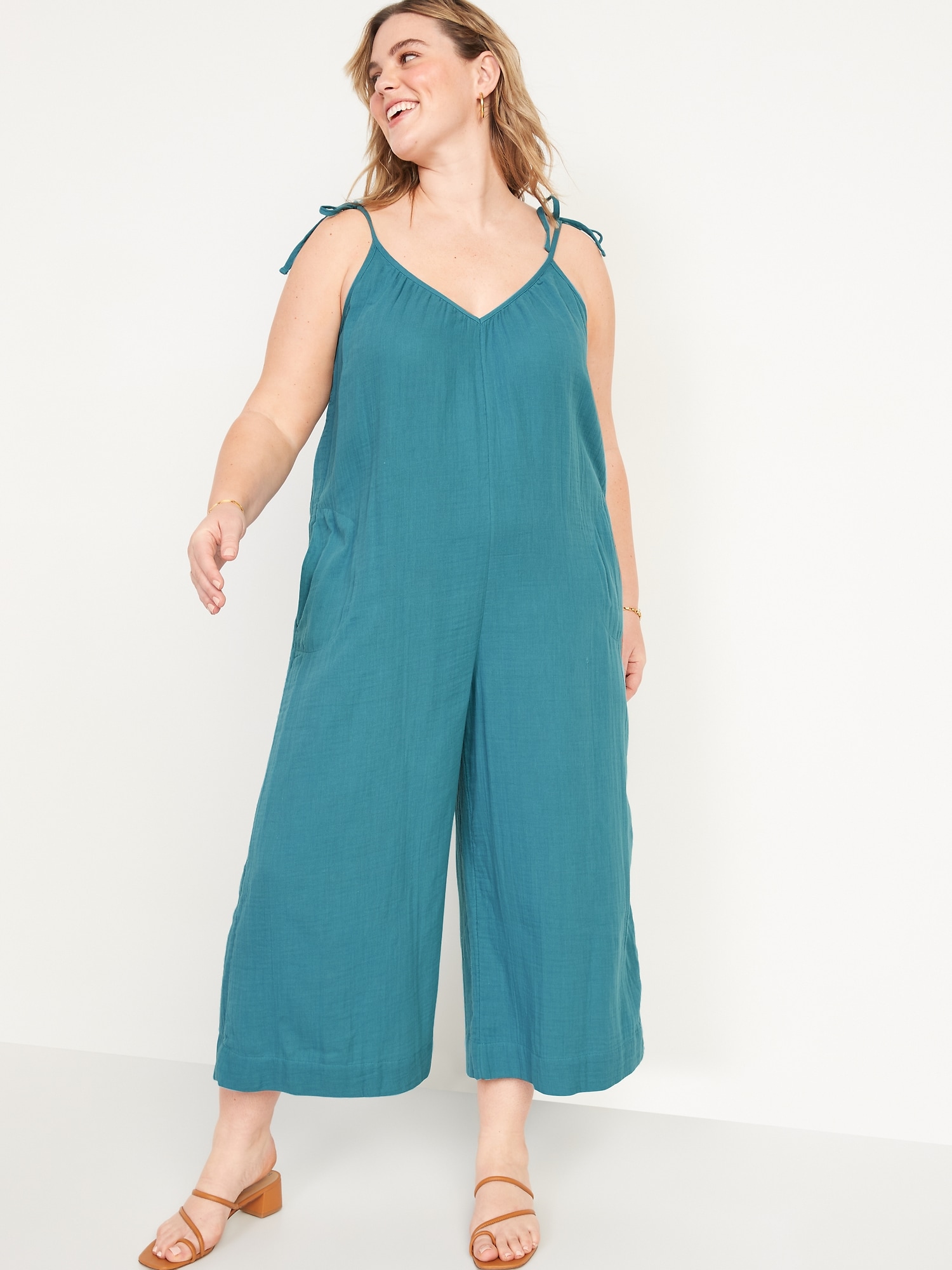 old navy off the shoulder jumpsuit