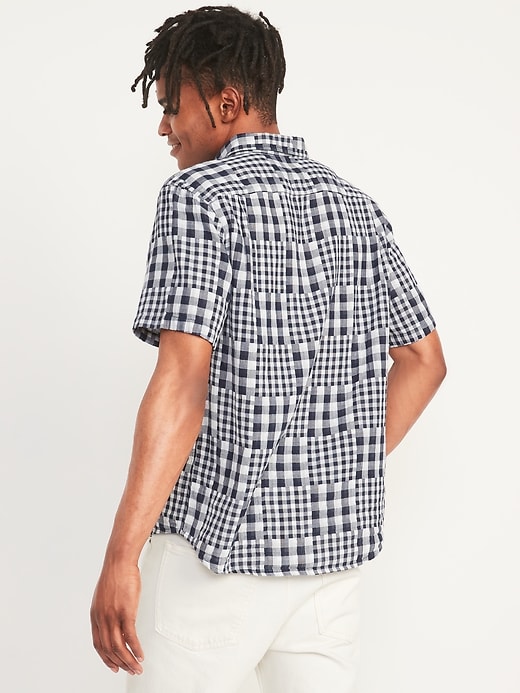 Image number 2 showing, Matching Gingham Everyday Short-Sleeve Shirt for Men