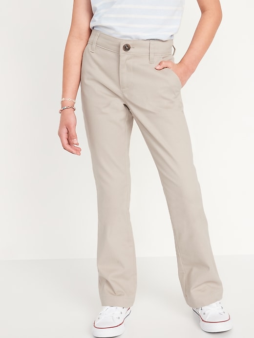 View large product image 1 of 3. School Uniform Bootcut Pants for Girls
