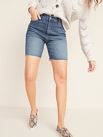 Extra High-Waisted Sky-Hi Cut-Off Jean 