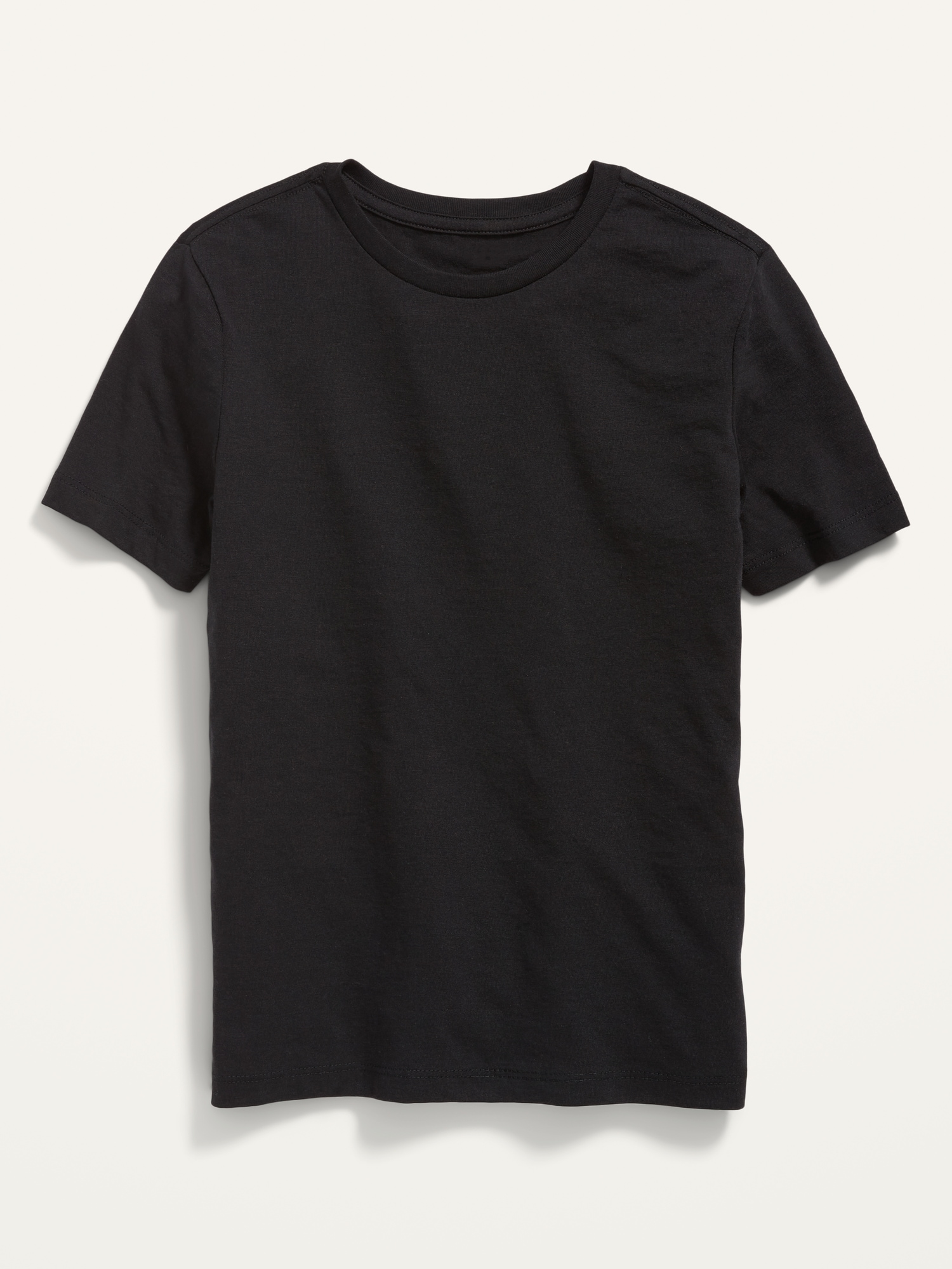 Old Navy Softest Crew-Neck T-Shirt for Boys black. 1